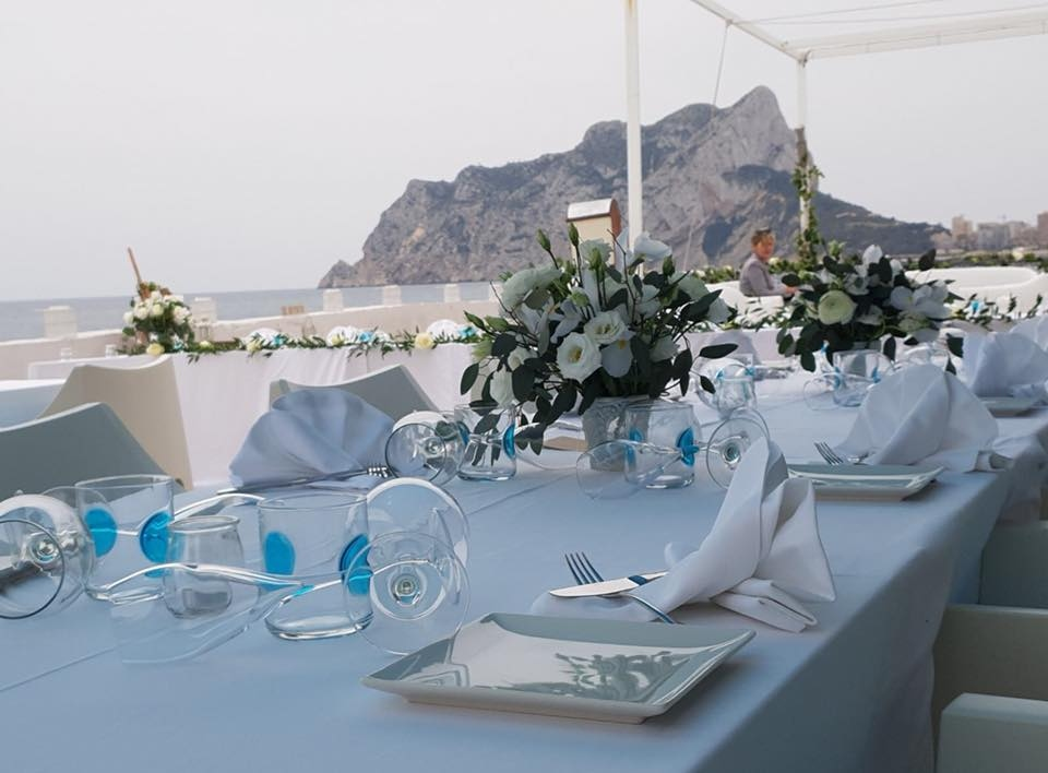 A wedding venue in the white-washed old town of Altea, Costa Blanca North