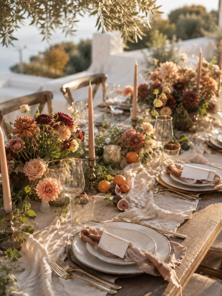 Styled table for a milestone birthday